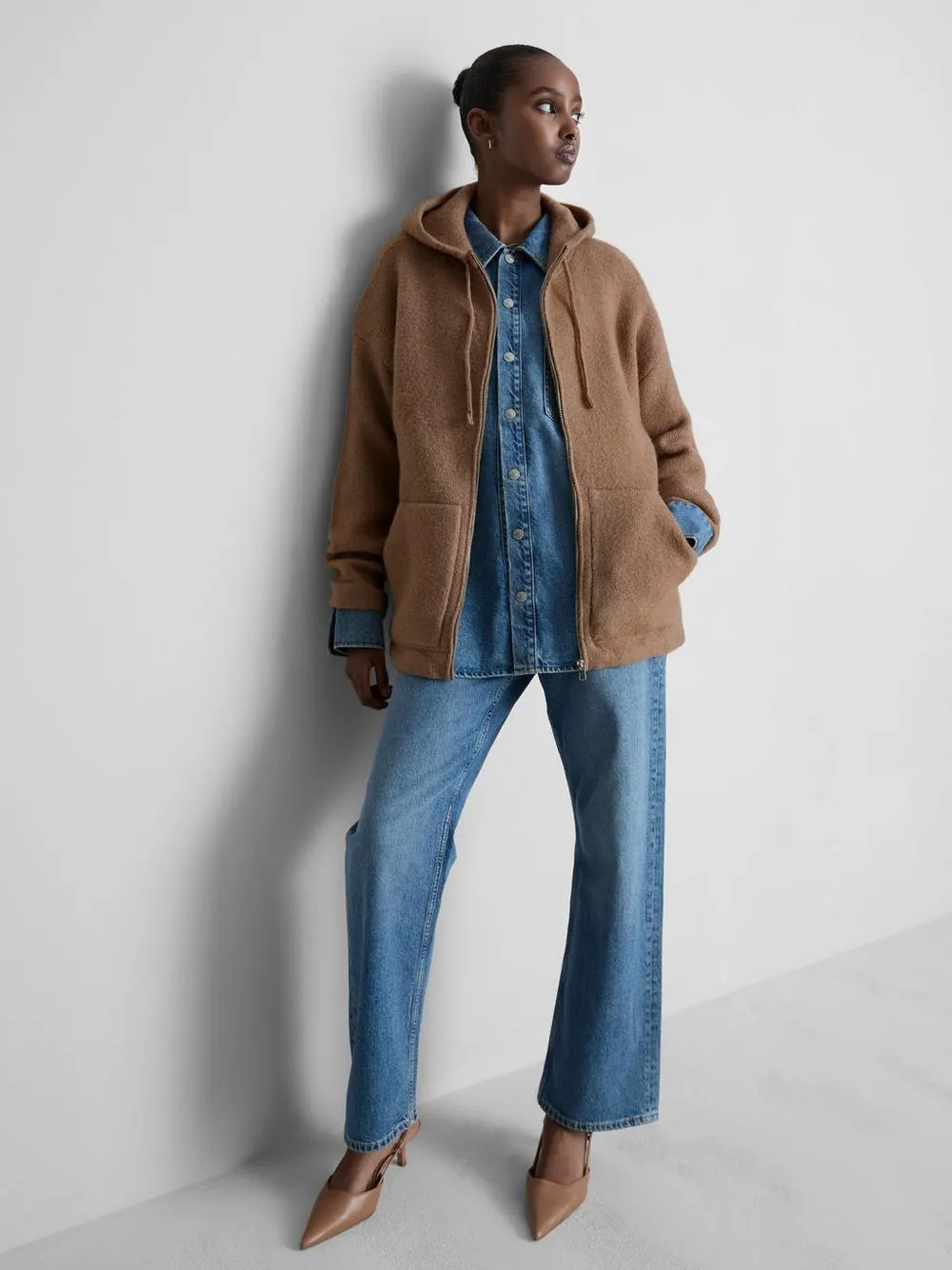 Sweat à capuche zippé Essential