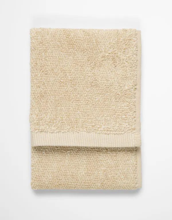 Marc O'Polo Timeless melange Dark Sand Gastendoek