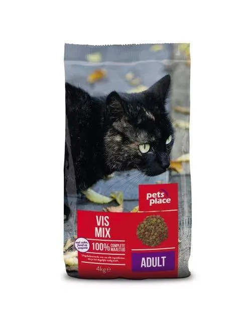 Pets Place Kat Adult Vismix - Kattenvoer