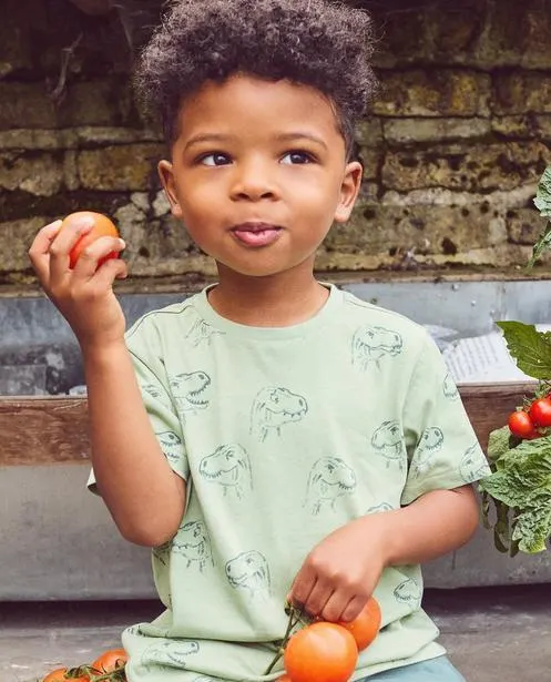 T-shirt met dinoprint