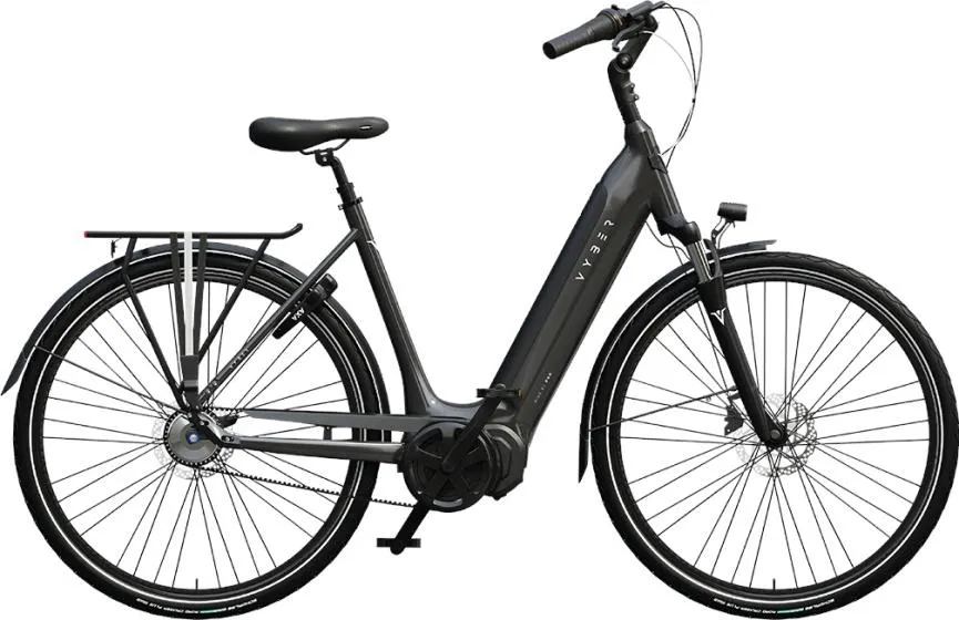 Vyber Ride E1 Pro Belt 522Wh 28 Inch Dames 7V Hydraulische schijfrem Antraciet
