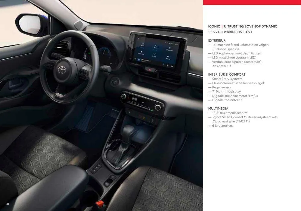 Yaris van 1 juli tot 1 juli 2025 - folder pagina 26