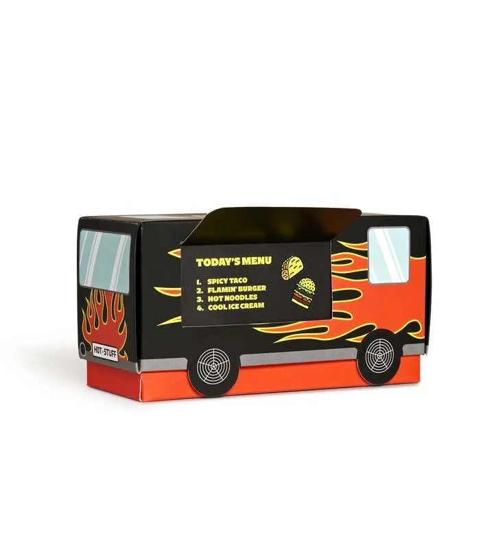 4-Pack Food Truck Socks Gift Set