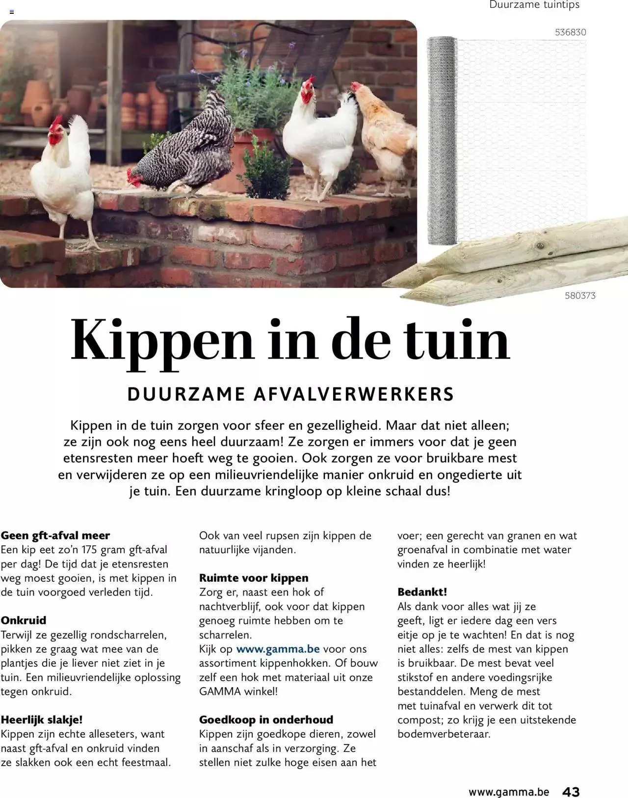 GAMMA tuinmagazine 2022 van 22 maart tot 31 december 2023 - folder pagina 43