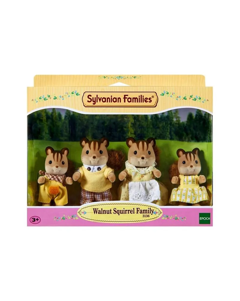 FAMILLE ECUREUIL ROUX SYLVANIAN