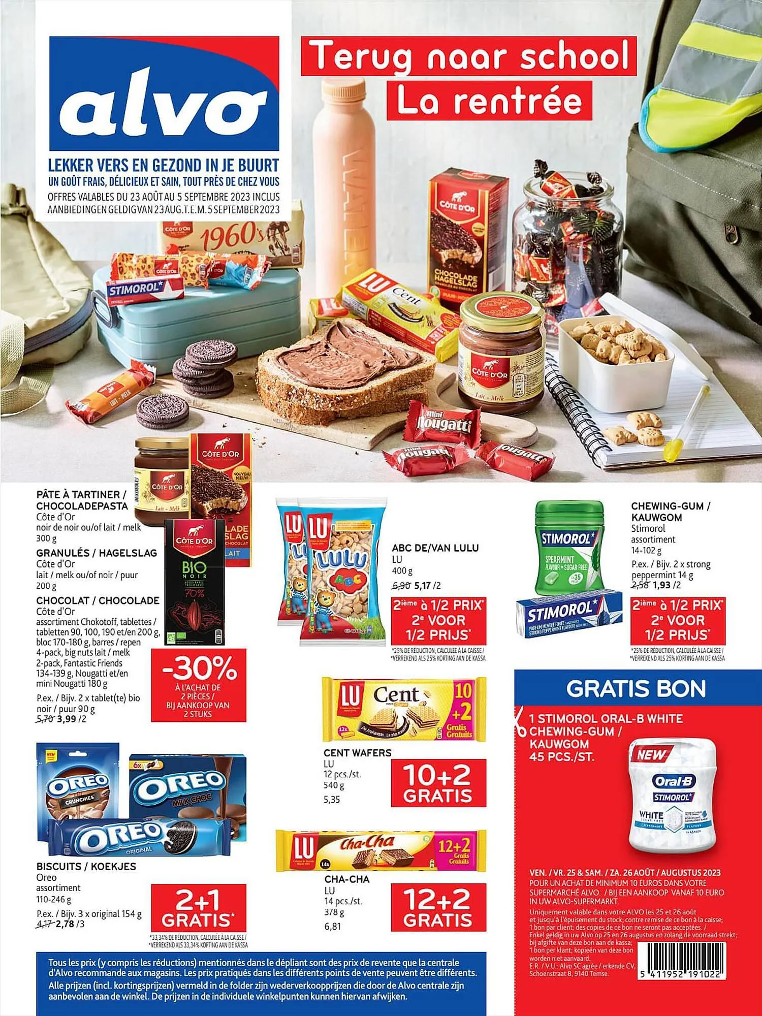 Alvo folder van 30 augustus tot 5 september 2023 - folder pagina 1