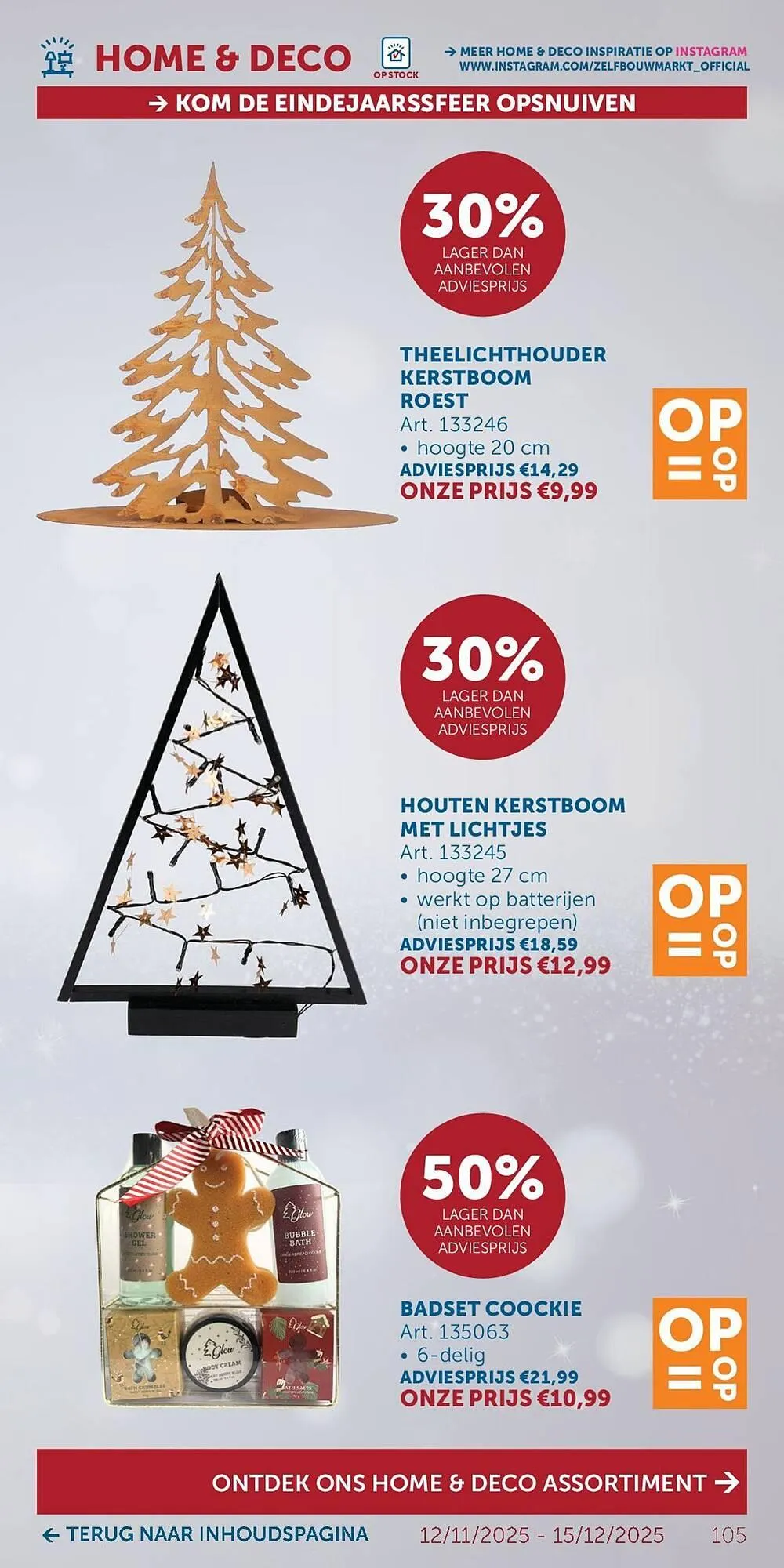 Zelfbouwmarkt folder van 12 november tot 15 december 2025 - folder pagina 105