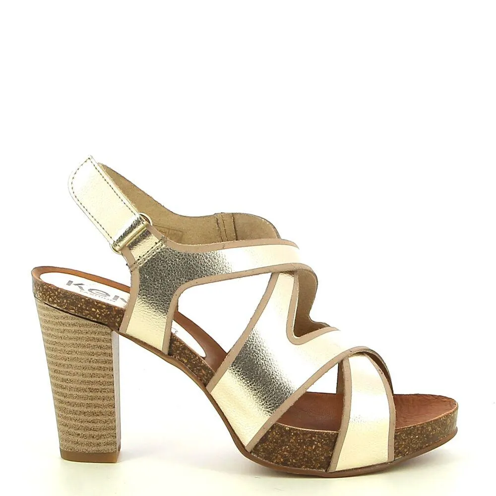 Ken Shoe Fashion - Lichtgoud - Sandalen