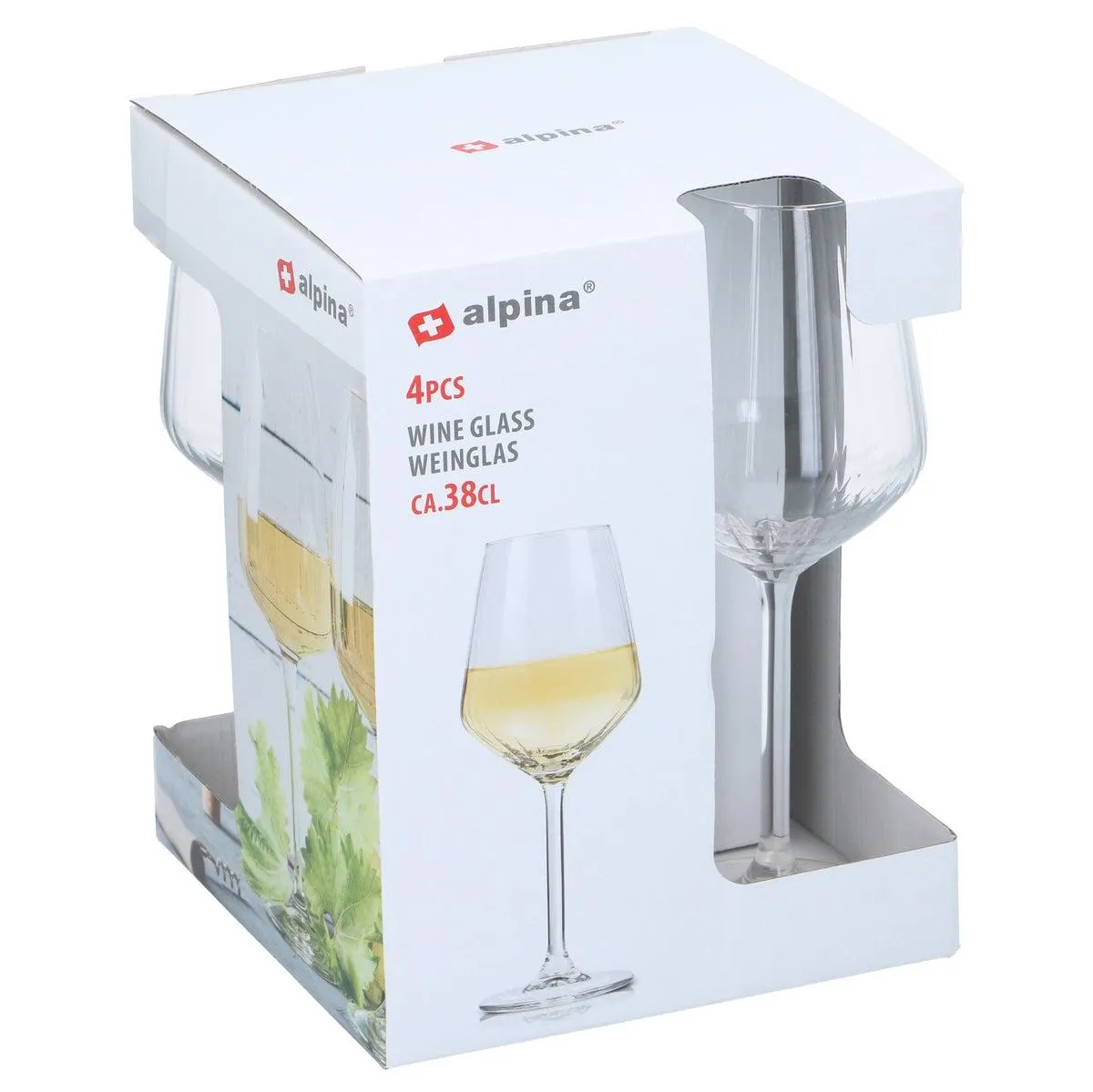 Wijnglas witte wijn 4st Alpina