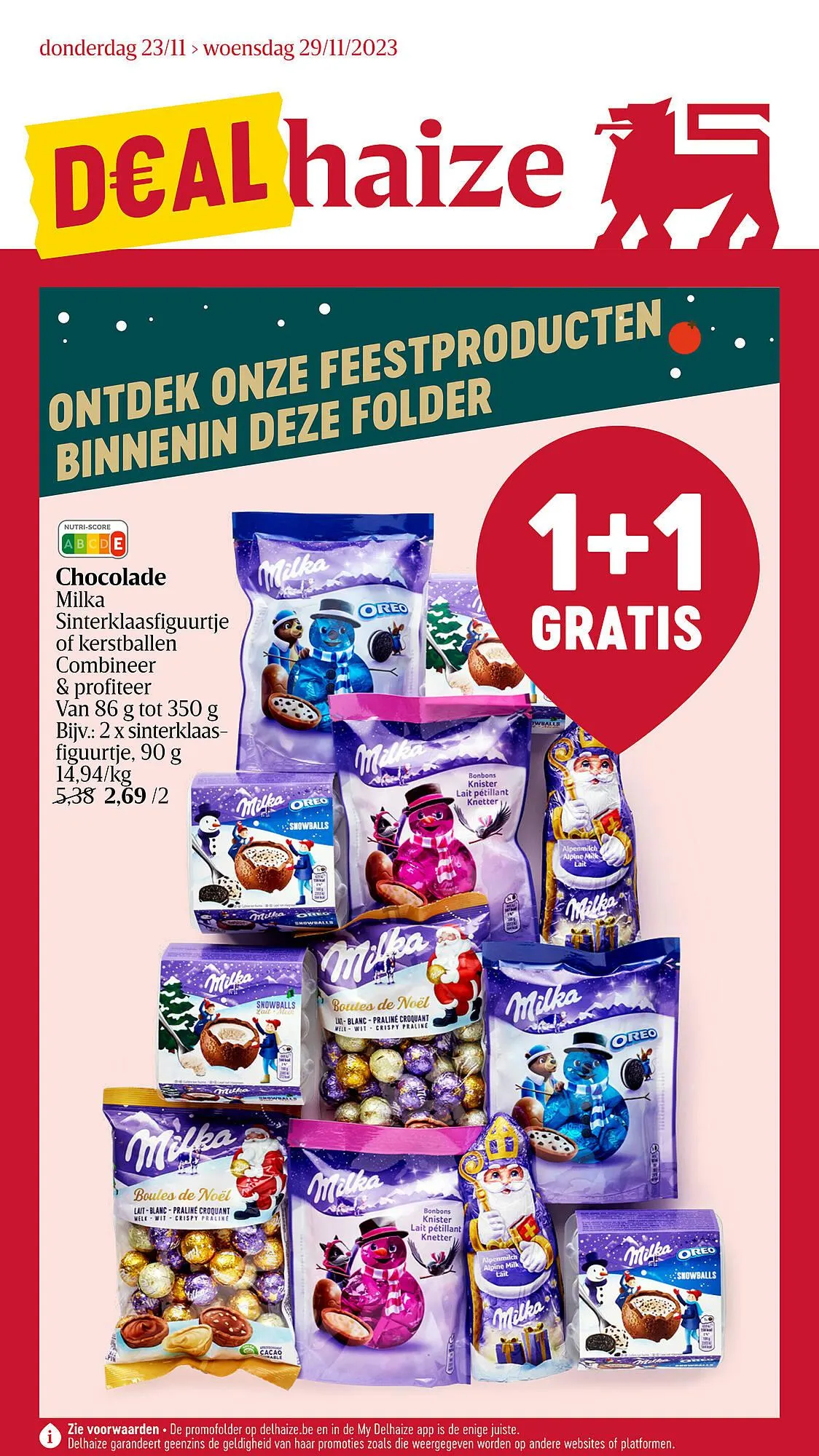 AD Delhaize folder van 23 november tot 29 november 2023 - folder pagina 1
