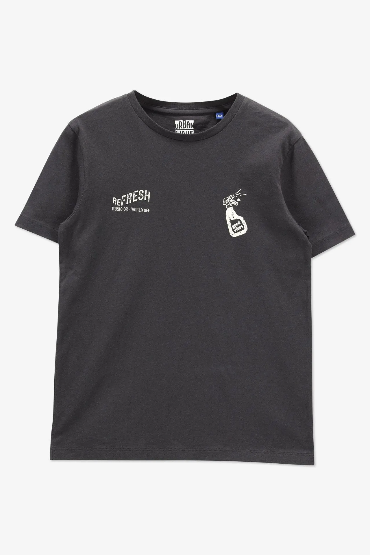 Zwart t-shirt Refresh