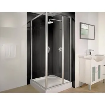 Wallfiness stijlvol acryl wandpaneel 203x121 cm - Antracite satijnglans