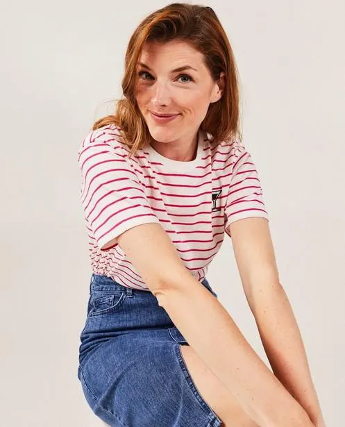 T-shirt met borduursel