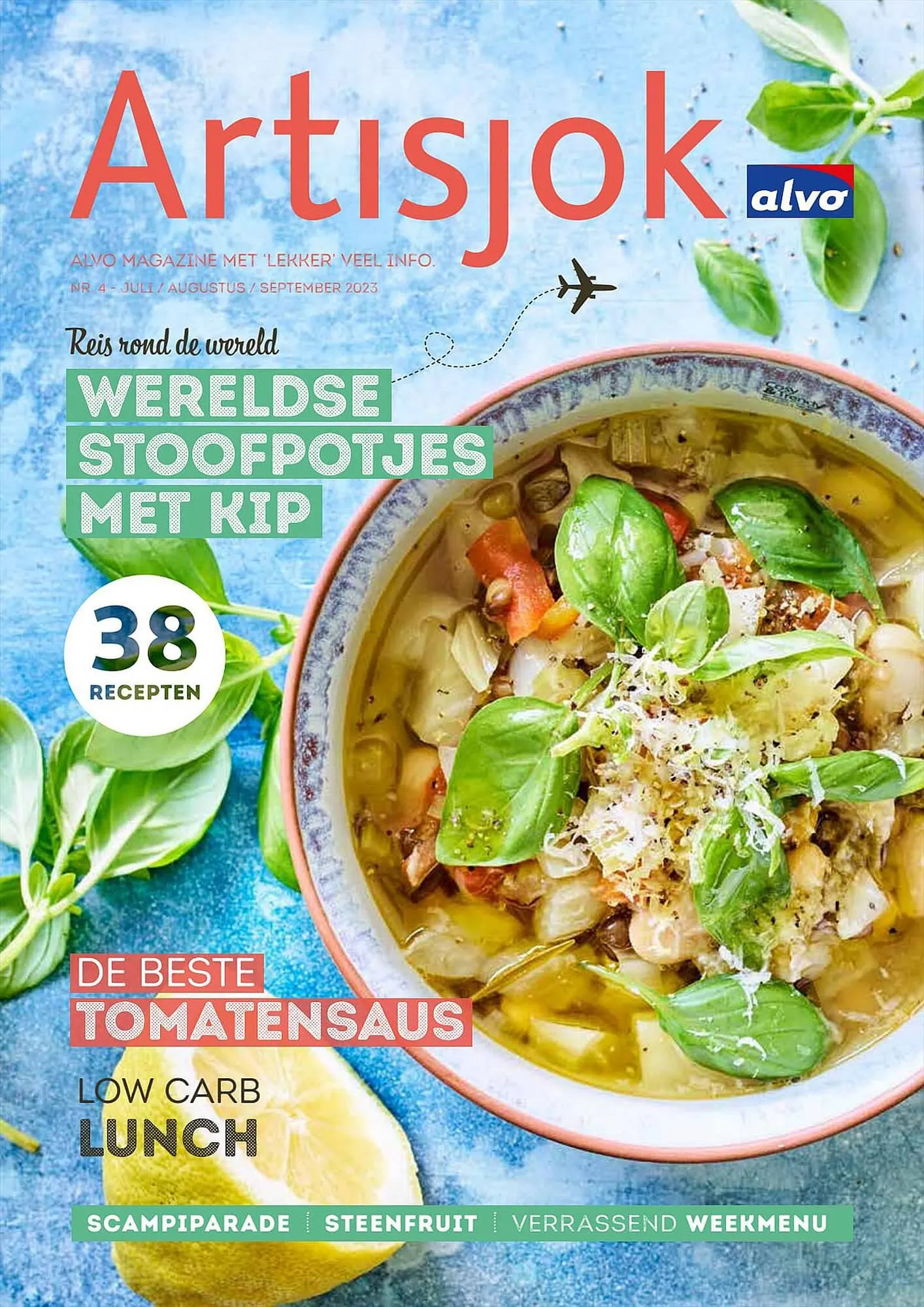 Alvo folder van 19 juli tot 30 september 2023 - folder pagina 1