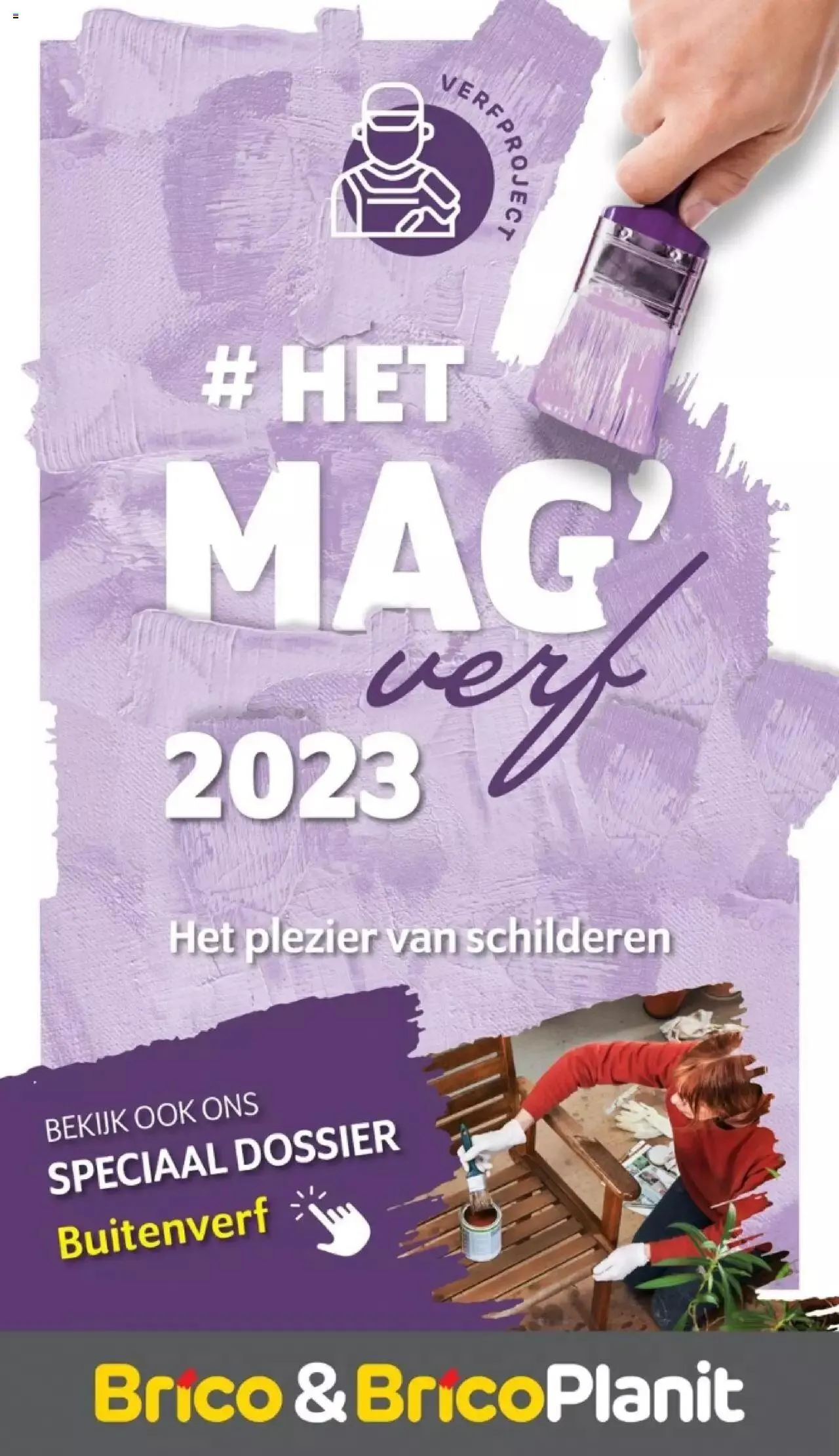 Brico - Verfmagazine van 14 juni tot 31 december 2023 - folder pagina 1