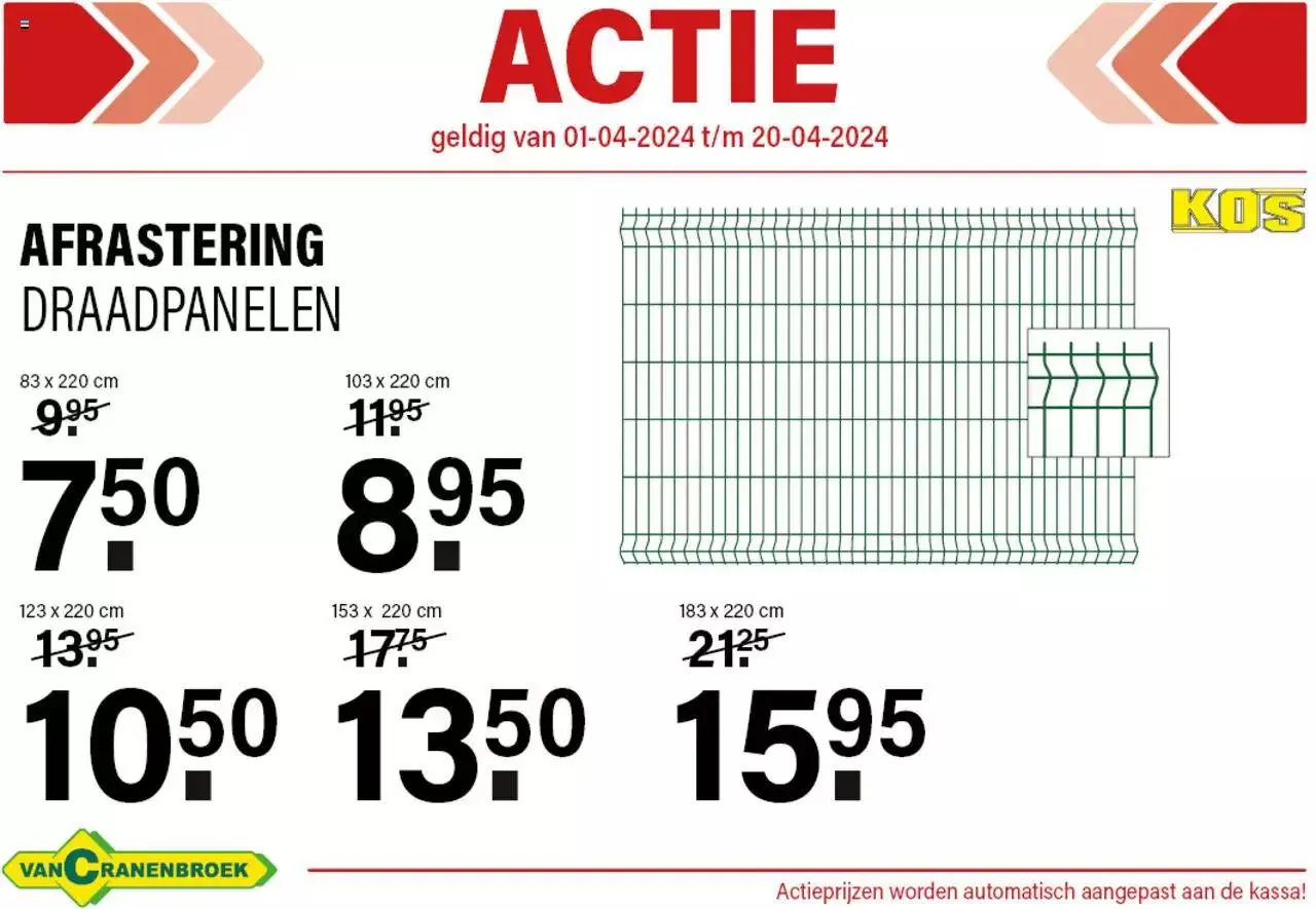 Van Cranenbroek folder / publicité van 20 april tot 7 april 2024 - folder pagina 5