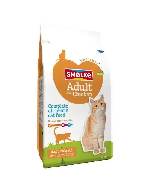 Smolke Cat Adult Kip&Lam&Vis - Kattenvoer