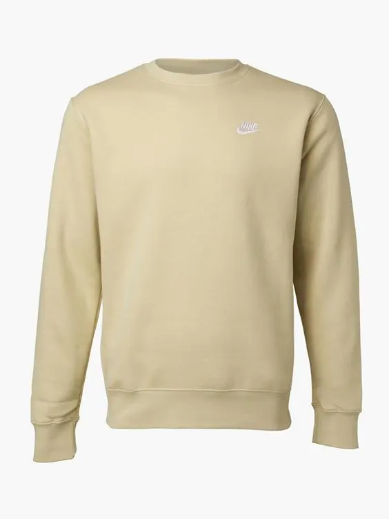 Beige Sportswear Club Fleece Crew