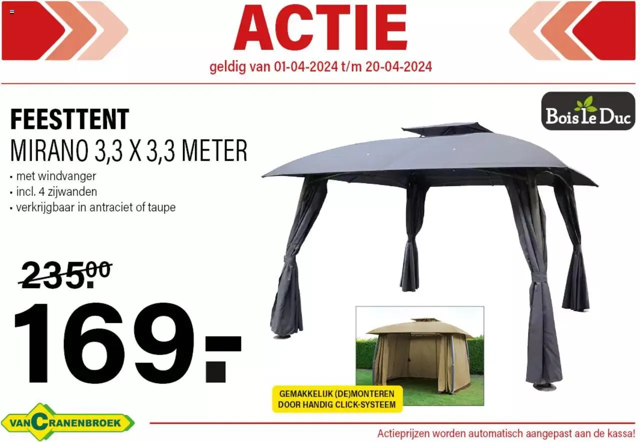 Van Cranenbroek folder / publicité van 20 april tot 7 april 2024 - folder pagina 25