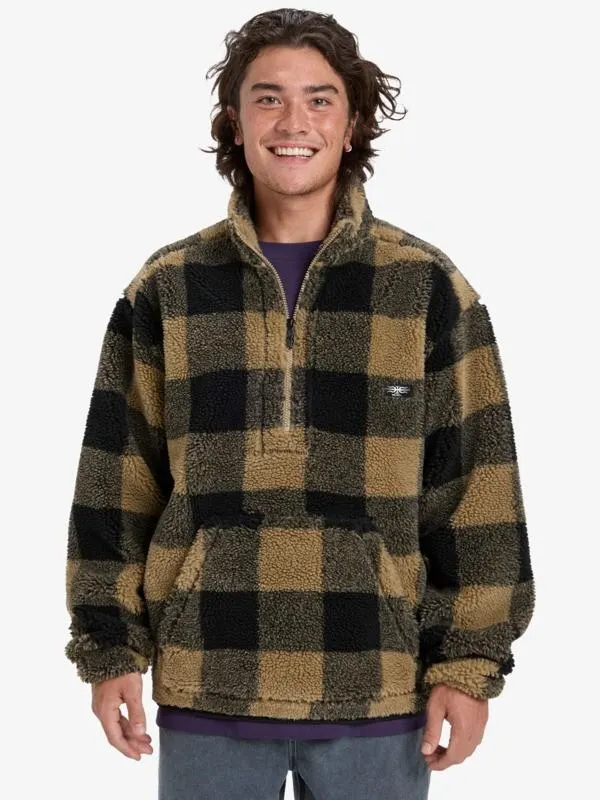 Mercury Woodlands Sherpa - Veste Sherpa à carreaux pour Homme