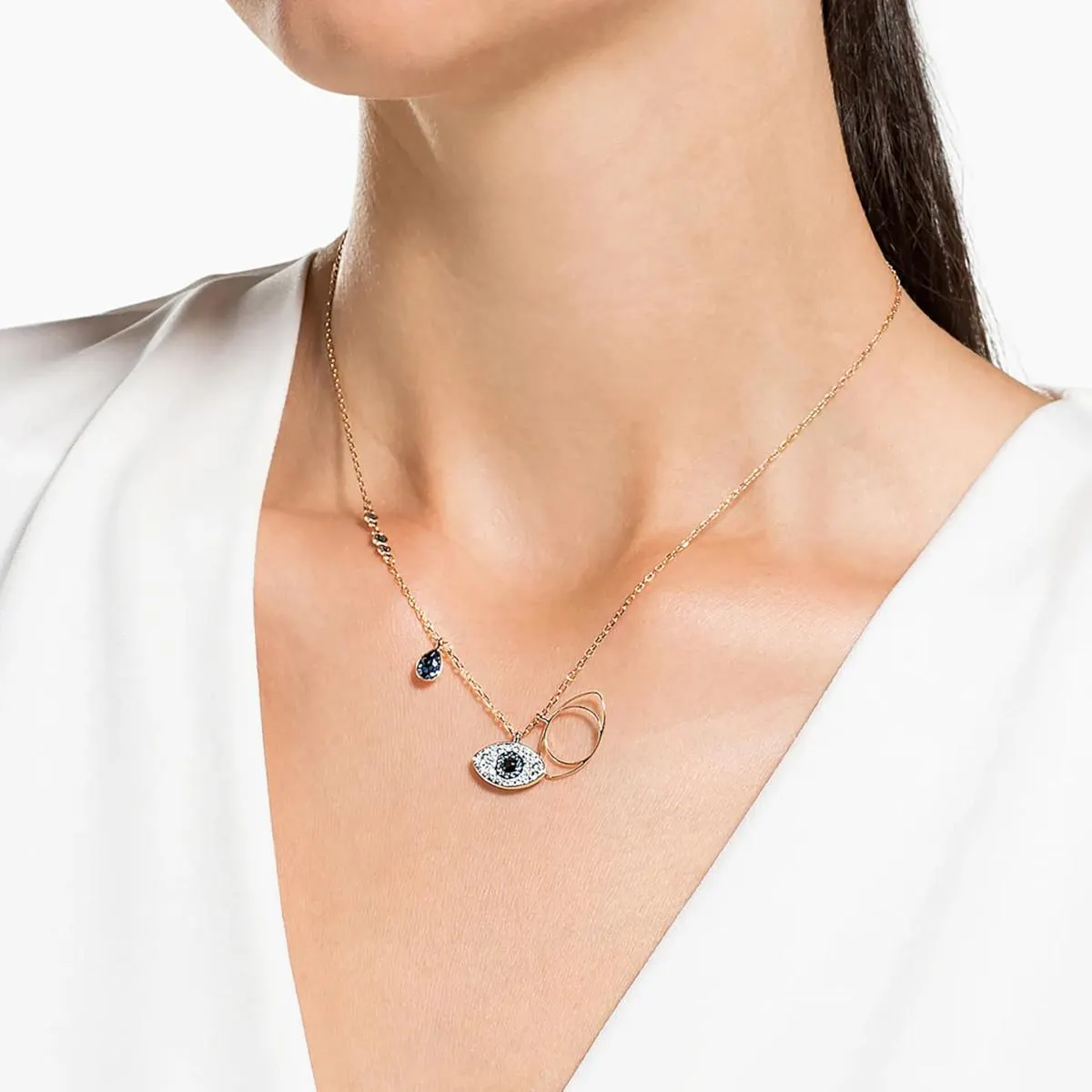 Duo Evil Eye Multicolor Ketting 5172560