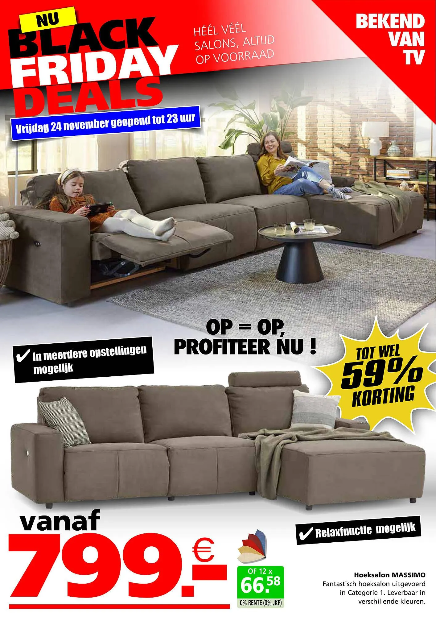 Seats And Sofas Folder van 20 november tot 24 november 2023 - folder pagina 19