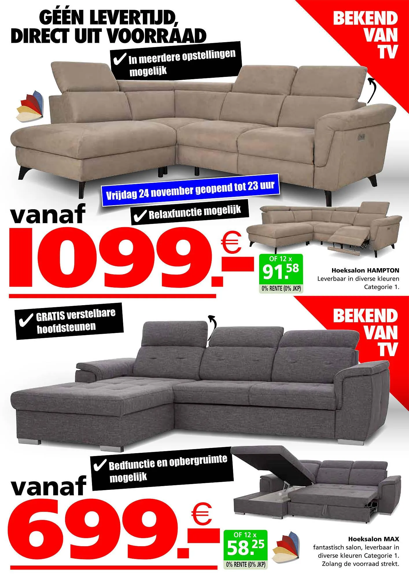 Seats And Sofas Folder van 20 november tot 24 november 2023 - folder pagina 16