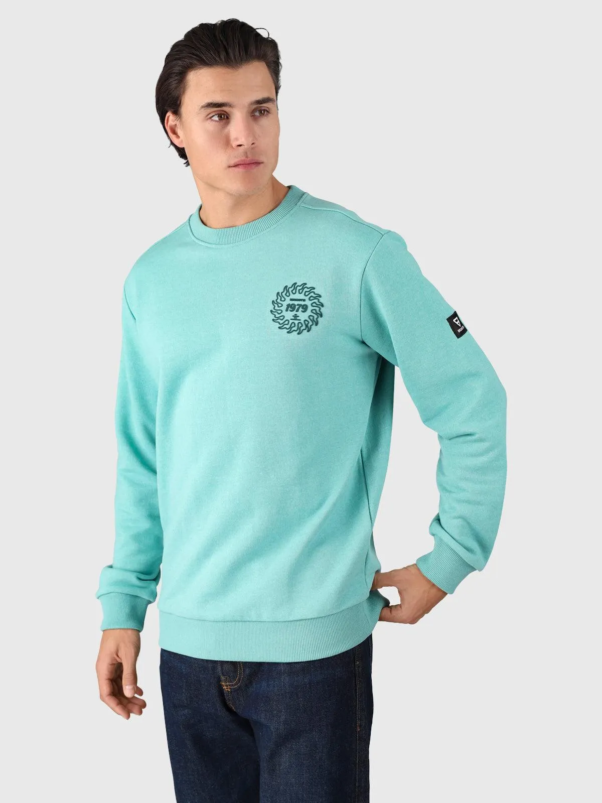 Naval Men Sweater | Bottle Green