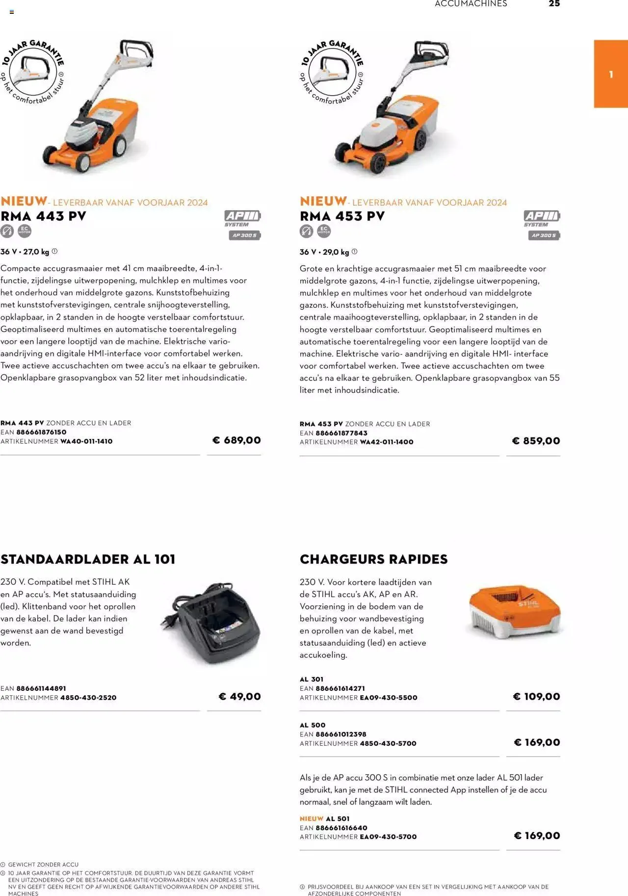 Aveve Gids tuinmachines van 8 april tot 31 december 2024 - folder pagina 25