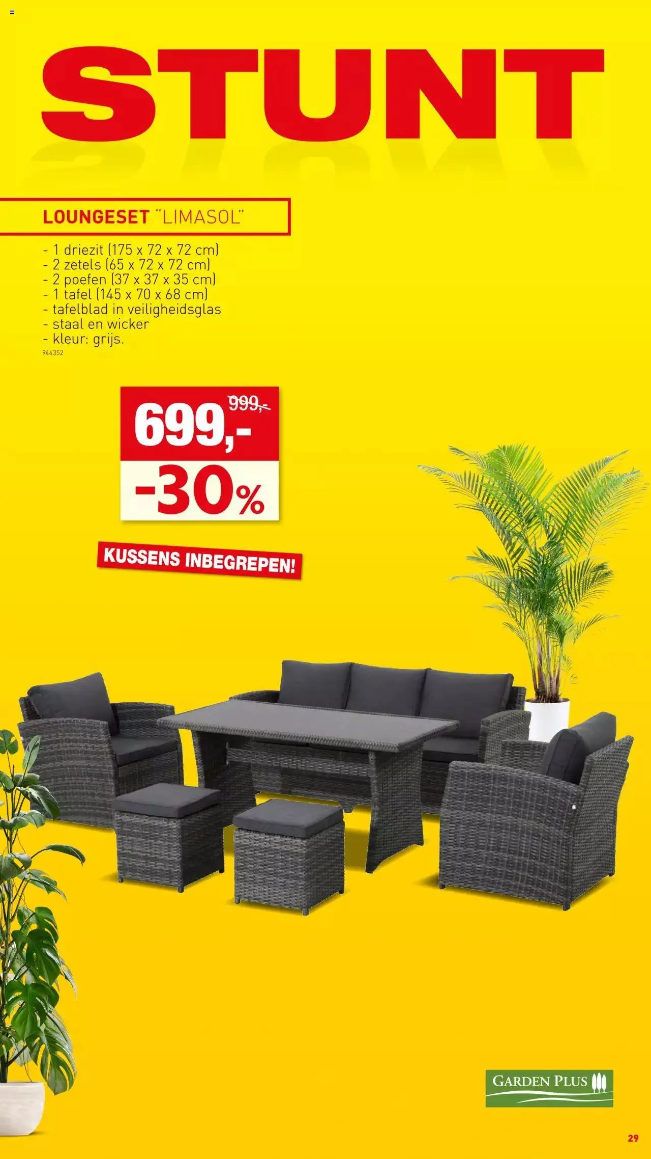 Hubo - Tuinmeubelen Special 2023 van 30 juni tot 31 december 2023 - folder pagina 29