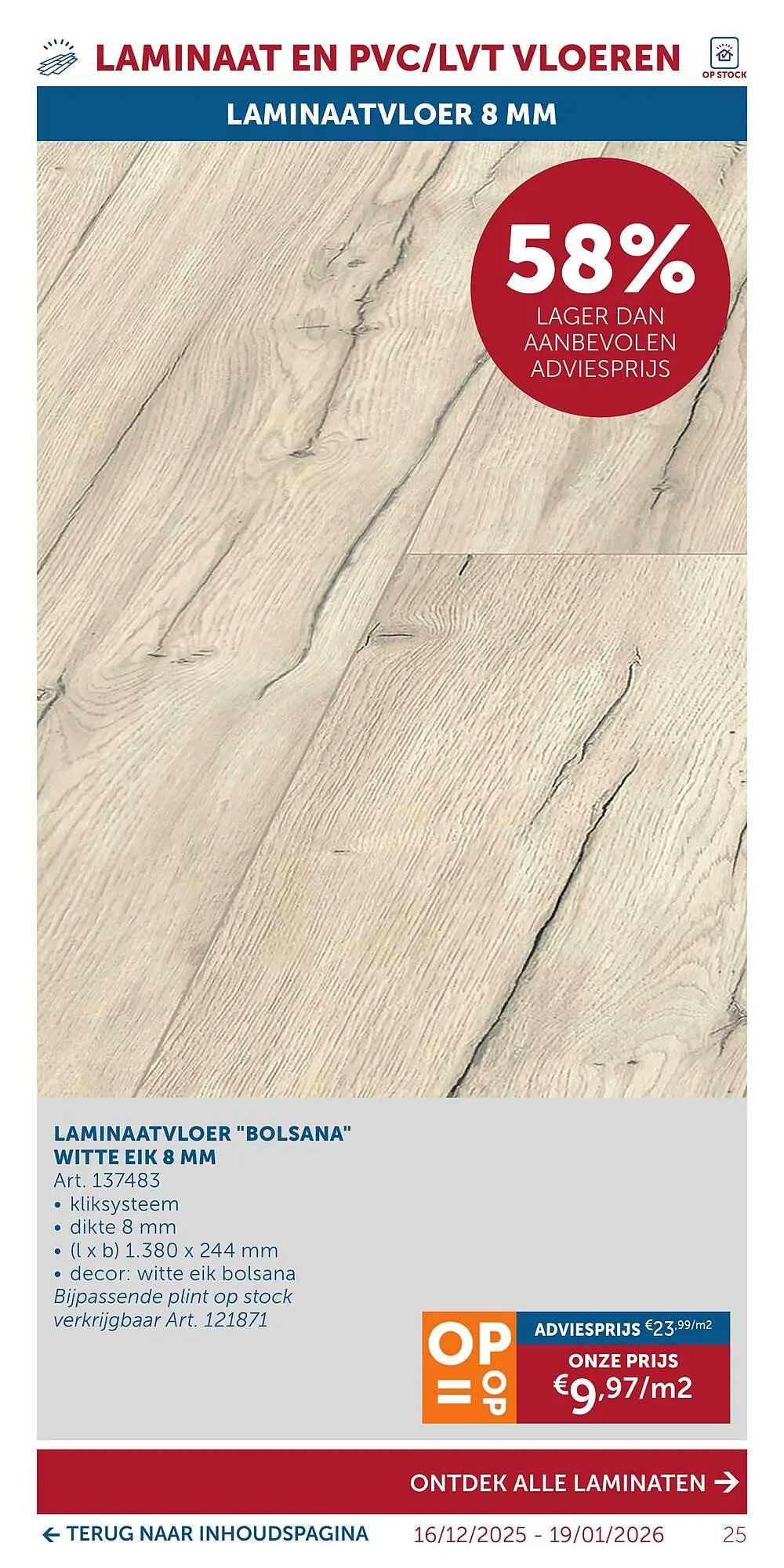 Zelfbouwmarkt folder van 15 december tot 19 januari 2026 - folder pagina 25