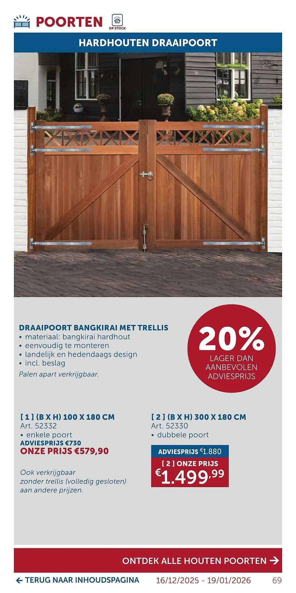 Zelfbouwmarkt folder van 15 december tot 19 januari 2026 - folder pagina 69