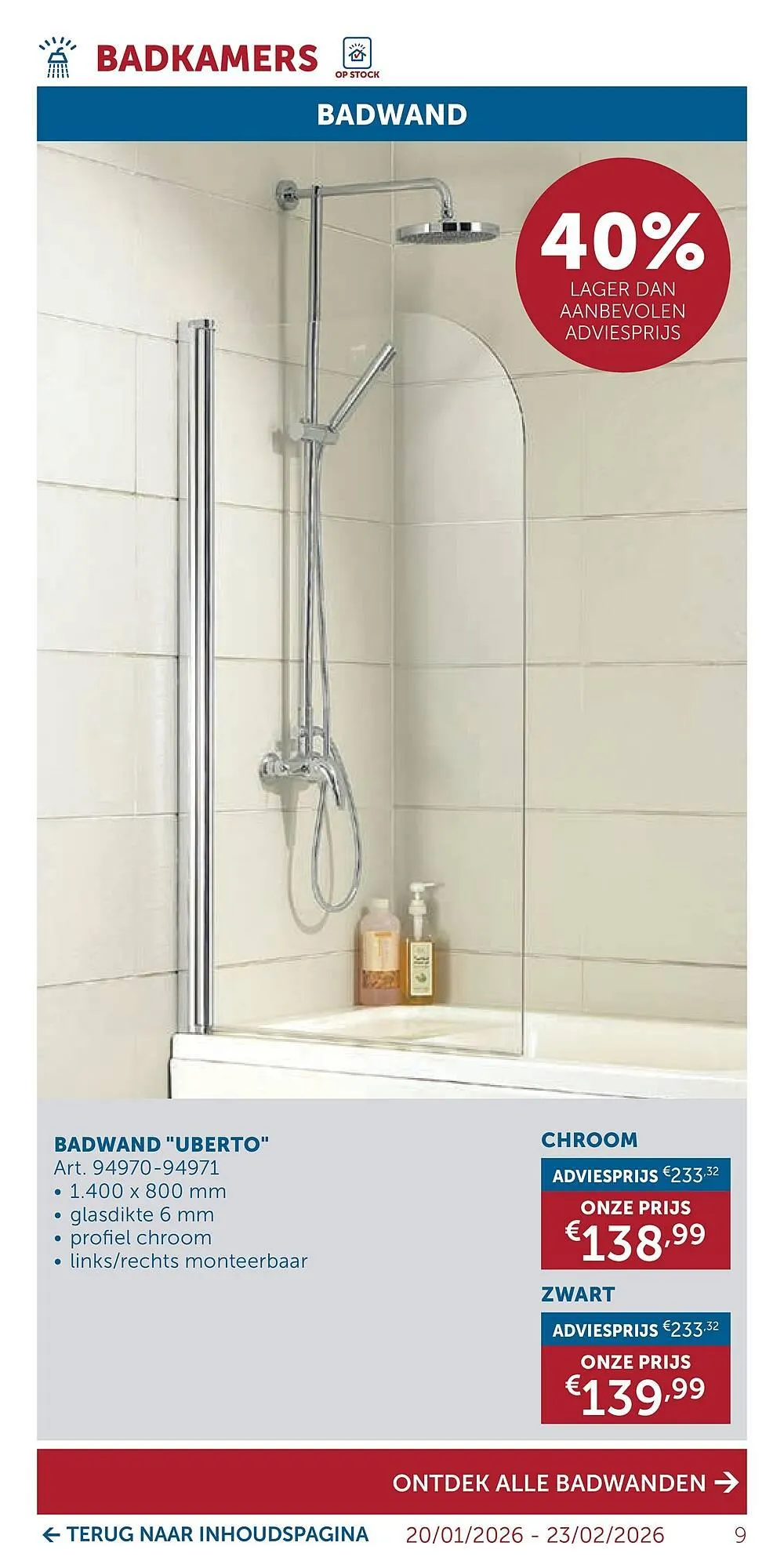 Zelfbouwmarkt folder van 20 januari tot 23 februari 2026 - folder pagina 9