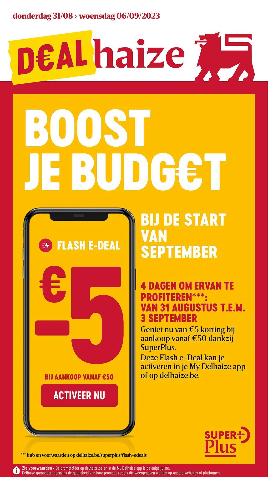 Delhaize Fresh Atelier folder van 31 augustus tot 6 september 2023 - folder pagina 1