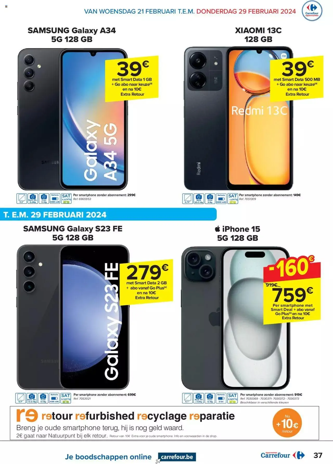 Carrefour folder week 08 van 4 maart tot 24 februari 2024 - folder pagina 37