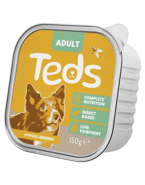 Teds Kuipje Adult Insect Hypoallergeen - Hondenvoer - Insecten 150 g