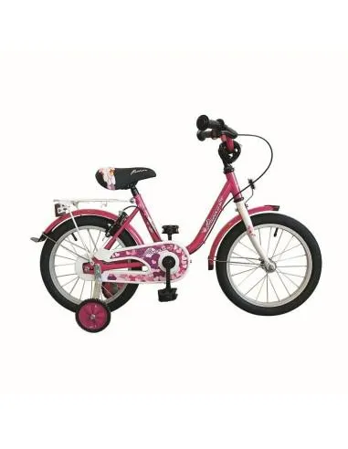 PASSION KINDERFIETS 16 INCH FUCHSIA/WIT