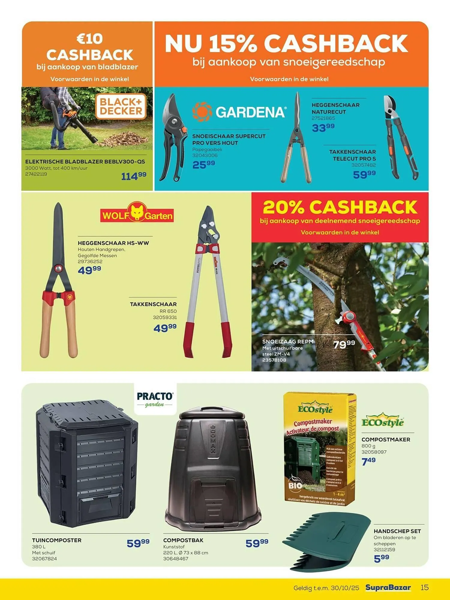 Supra Bazar folder van 6 oktober tot 30 oktober 2025 - folder pagina 15