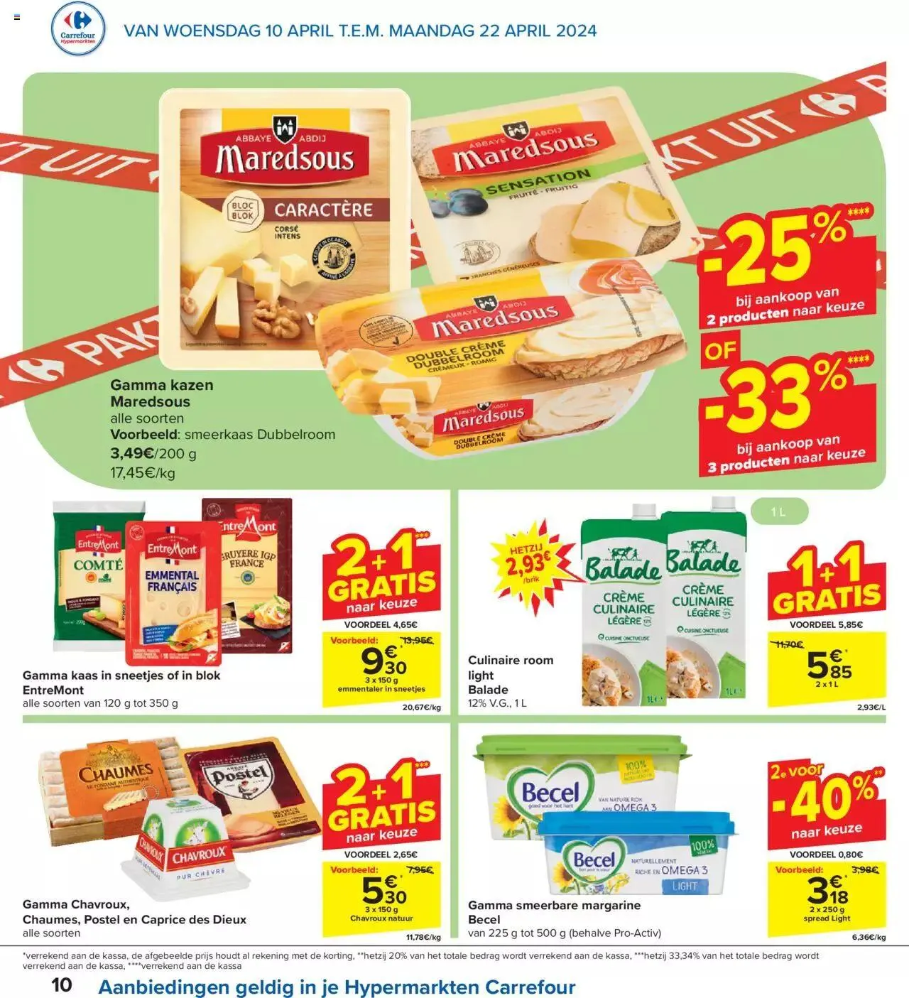 Carrefour folder week 15/16 van 22 april tot 31 december 2024 - folder pagina 10