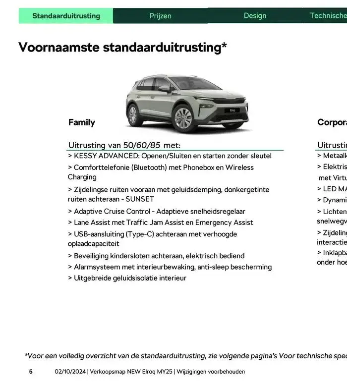 Price List van 31 december tot 31 december 2025 - folder pagina 9