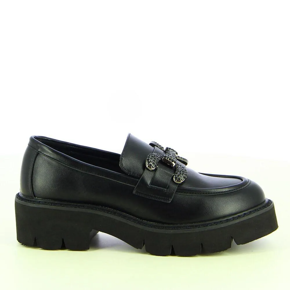 Ken Shoe Fashion - Zwart - Mocassins