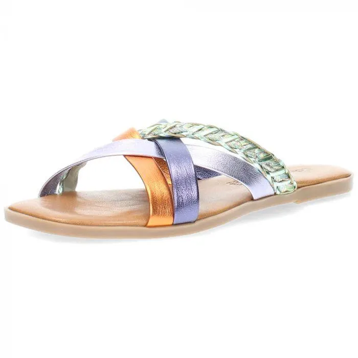 Multicolour slippers