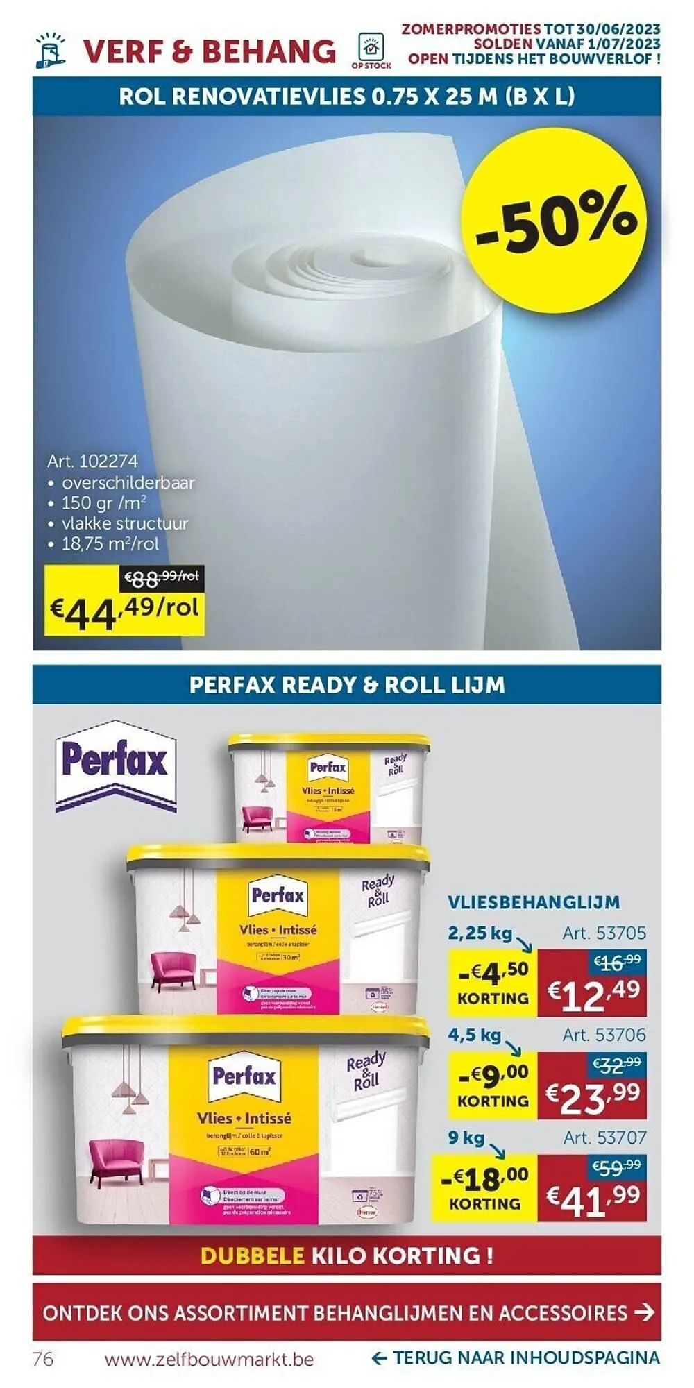 Zelfbouwmarkt folder van 20 juni tot 17 juli 2023 - folder pagina 76