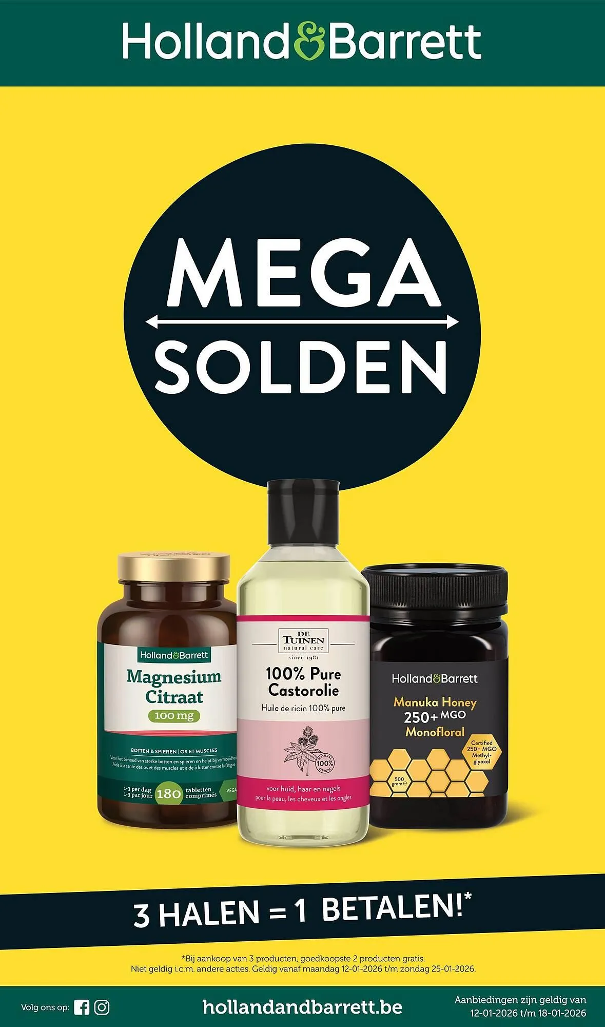 Holland & Barrett folder van 12 januari tot 18 januari 2026 - folder pagina 1