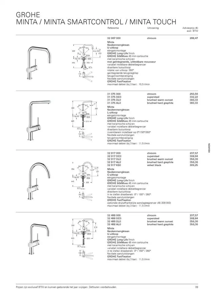 Catalogus Keuken van 16 oktober tot 31 december 2024 - folder pagina 39