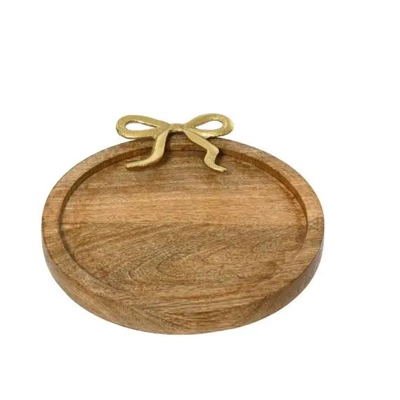 Bord Mangohout L30.00-w33.00-h2.00cm Naturel