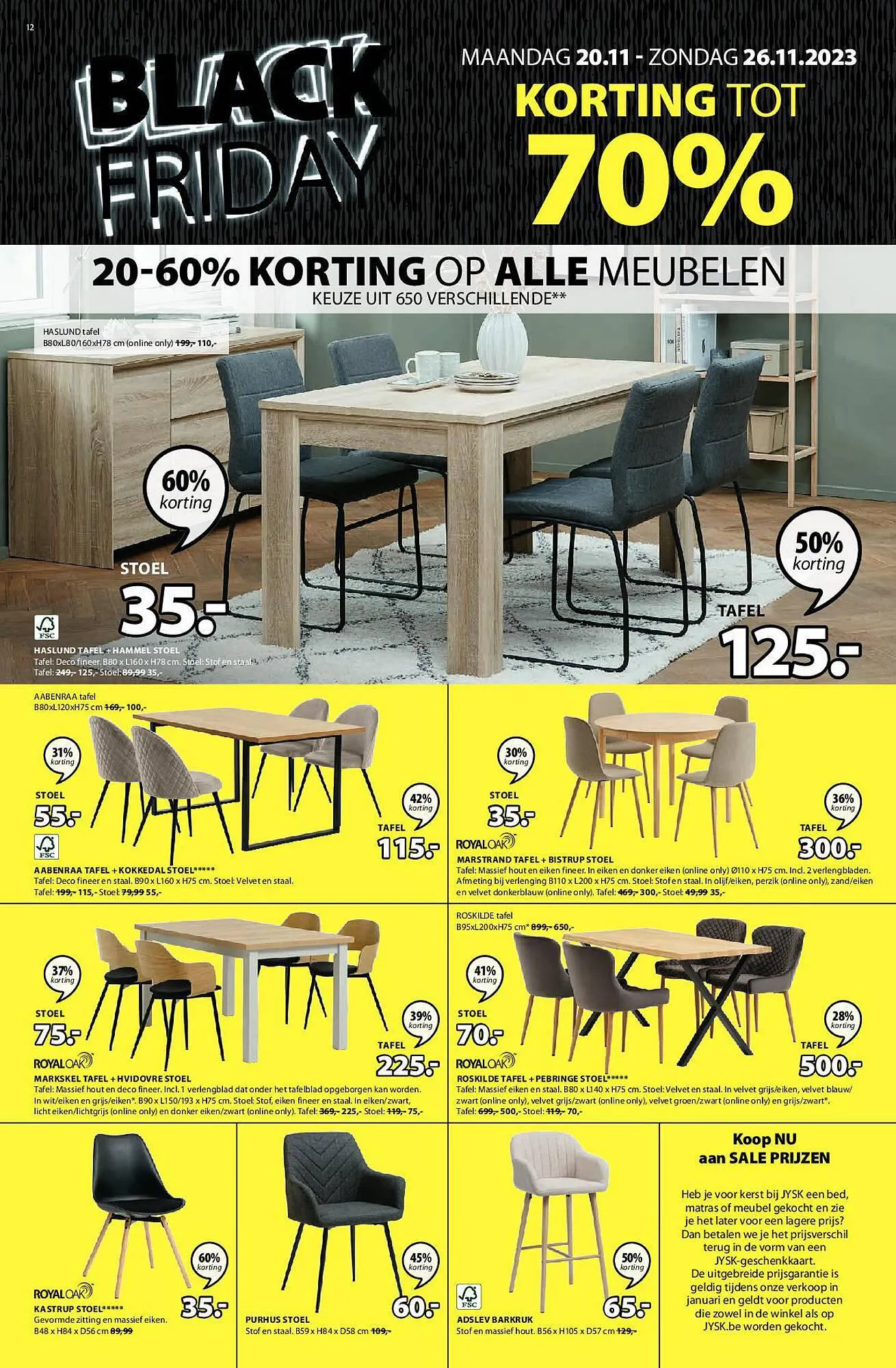 Jysk folder van 20 november tot 3 december 2023 - folder pagina 7