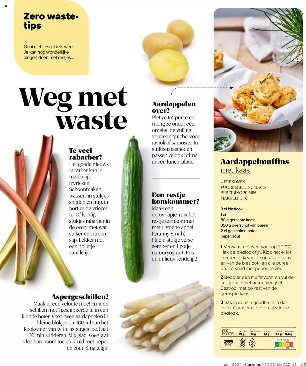 Carrefour Food Mag Lekkers voor mei van 31 mei tot 31 december 2024 - folder pagina 63