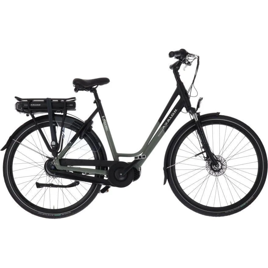 E-Max 28 Inch 49 cm Dames 7V Rollerbrake Zwart Matgroen