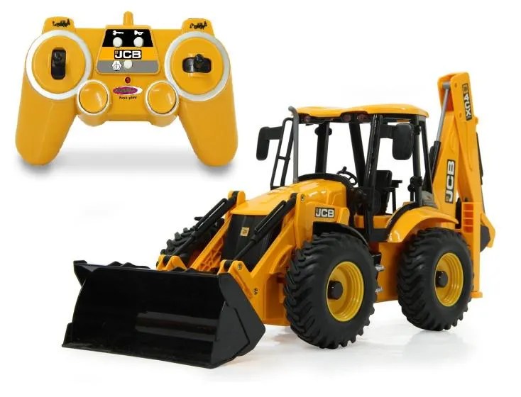 JAMARA Radiografische JCB backhoe loader 1:20 geel